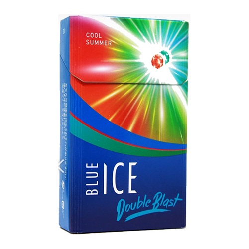 บุหรี่ blue ice 2 เม็ดบีบ